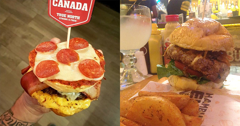 Hamburguesa de pizza