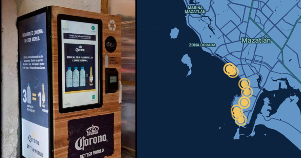 Cambia tus botellas de plástico por cerveza en Mazatlán
