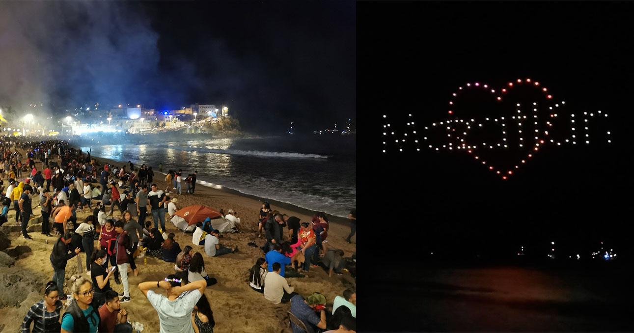 Sorprende Combate naval a asistentes del carnaval de Mazatlán 2020
