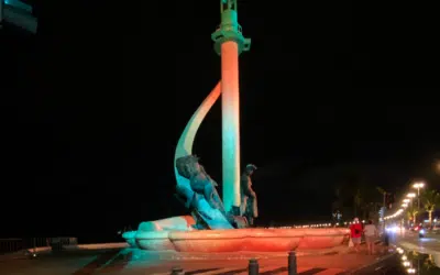 Monumentos en el Malecón de Mazatlán