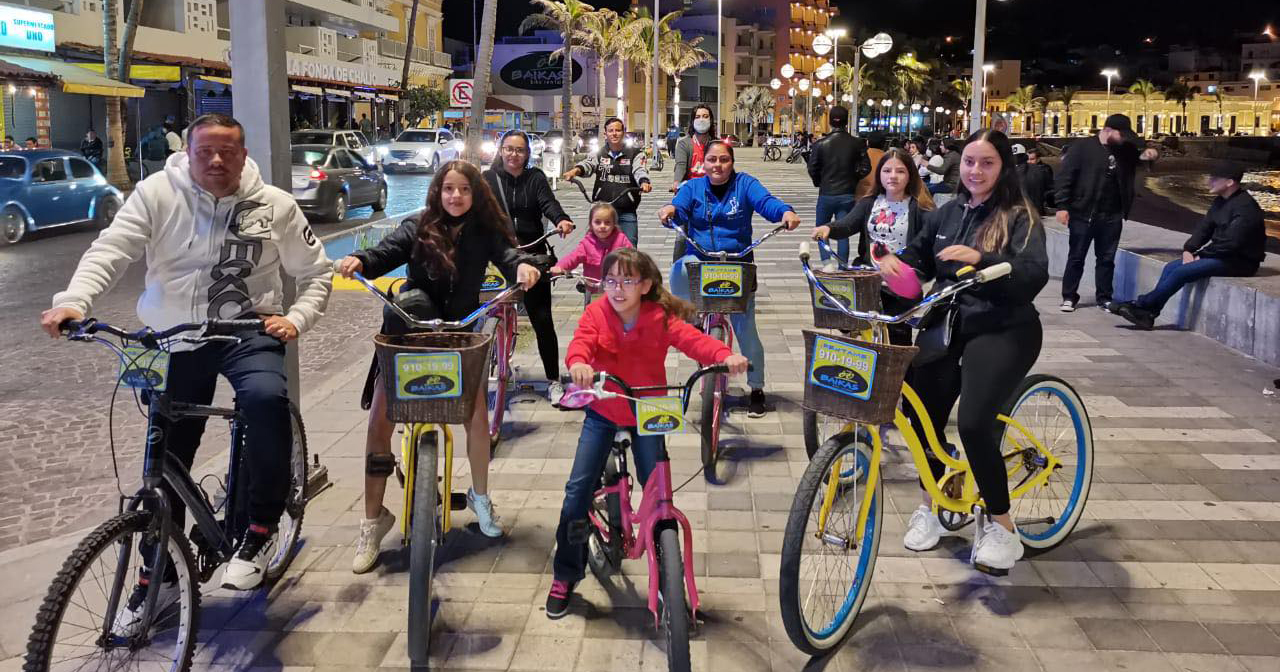 Rentar bicicletas en Mazatlán para andar en el malecón