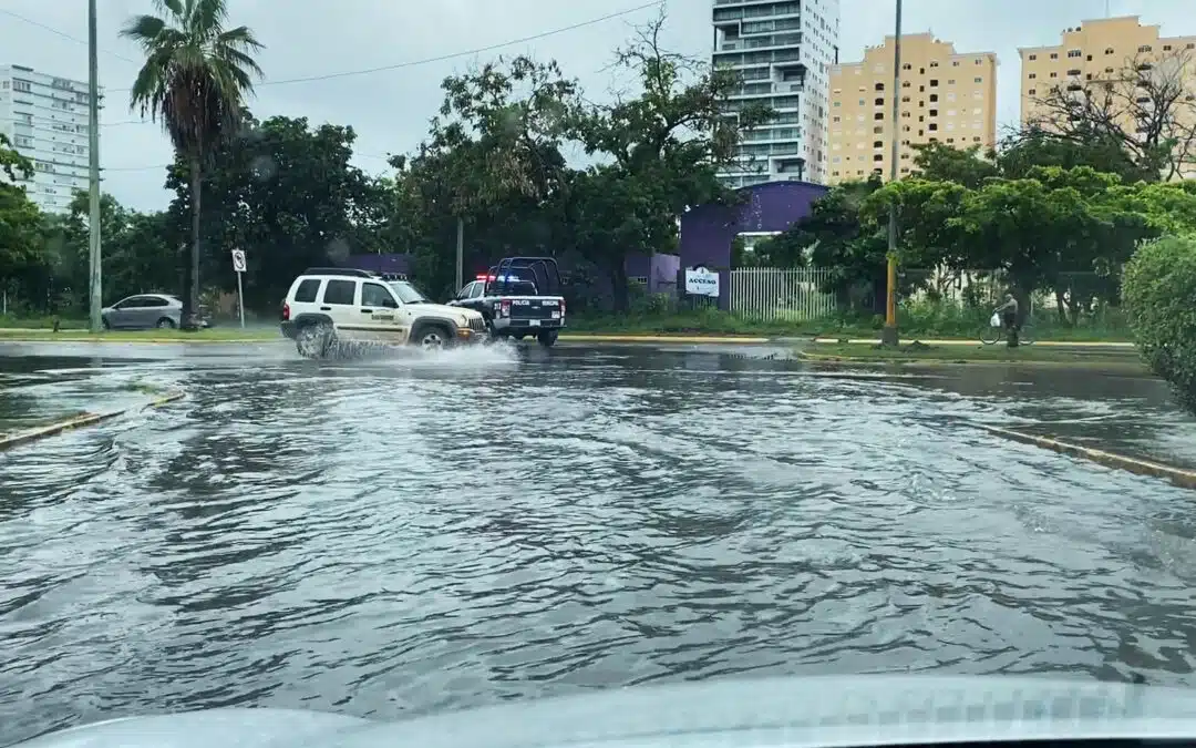 Lugares donde se inunda en Mazatlán