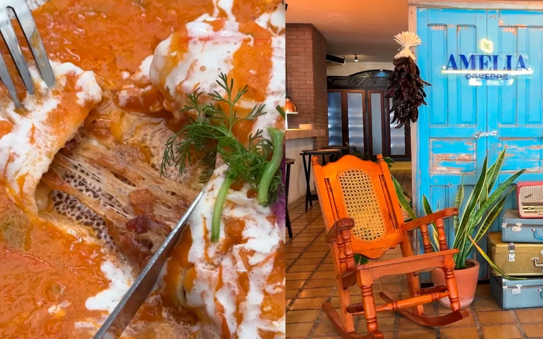 Comedor Amelia en Mazatlán y sus enchiladas de Chicharrón