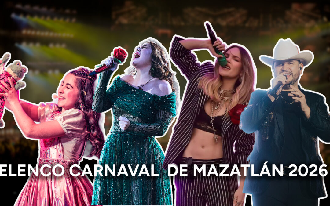 Eden Muñoz, Yuridia y Belinda son parte del Elenco del Carnaval de Mazatlán 2026
