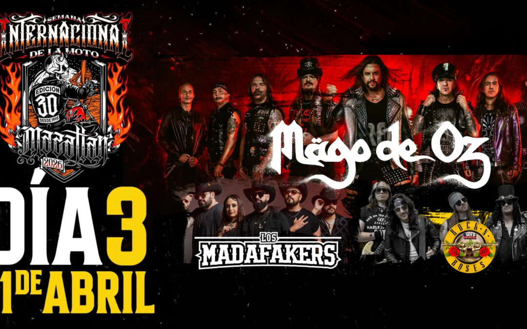 Mägo de Oz cerrará con rock la Semana Internacional de la Moto 2026 en Mazatlán